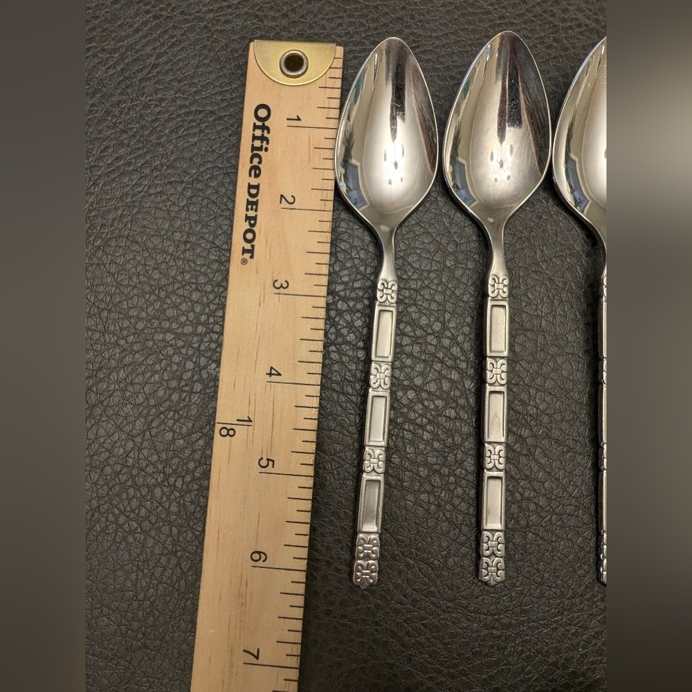 Oneida Community Madrid Flatware Stainless No Black Accent Serving 43 Pc - Picture 9 of 15